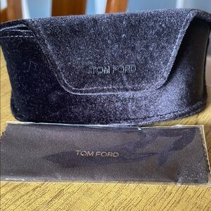 Tom Ford Black Velvet Eyewear Case